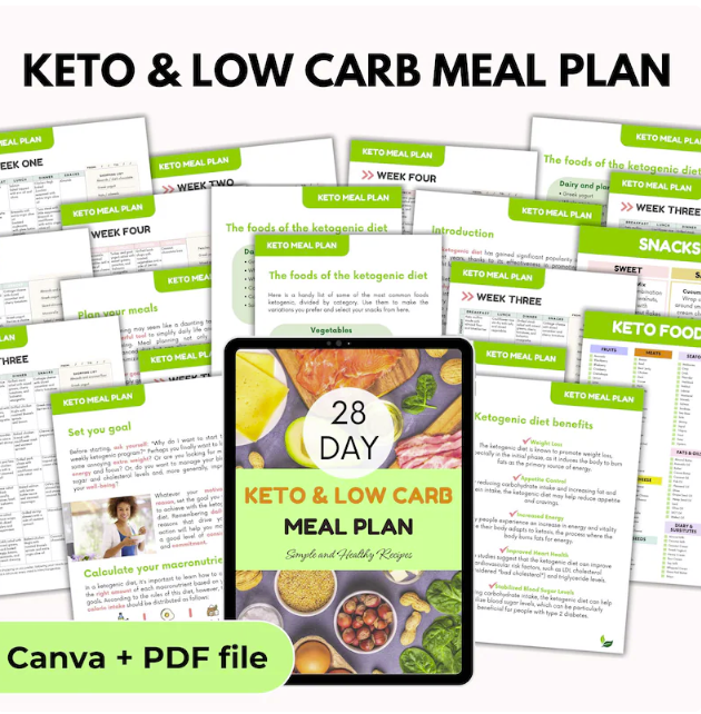 The Ultimate Keto and Low Carb Meal Plan